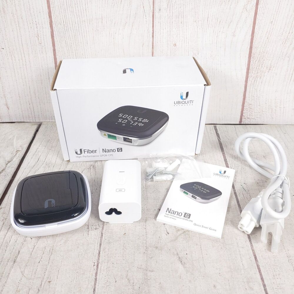 USED - Ubiquiti UFiber Nano G GPON Optical Network Unit - UBNT UF-NANO - TESTED